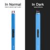 SUPRUS Fluorescent Lighter Glows in The Dark USB Lighter Rechargeable Windproof Pocket Size for Candle Cooking BBQ in Party (Blue) view 3