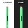 SUPRUS Fluorescent Lighter Glows in The Dark USB Lighter Rechargeable Windproof Pocket Size for Candle Cooking BBQ in Party (Green) view 3