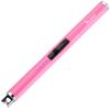SUPRUS Fluorescent Lighter Glows in The Dark USB Lighter Rechargeable Windproof Pocket Size for Candle Cooking BBQ in Party (Pink) view 1