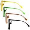 CessBlu 4 Pack Square Anti Blue Light Blocking Reading Glasses for Women Readers +0.75 view 3