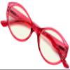 CessBlu 4 Pairs Oval Blue Light Blocking Computer Eyeglasses for Women Glasses view 4