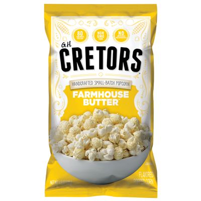 G.H. Cretors, Farmhouse Butter Flavor Popcorn (6 Packs - 4.5 Oz Each)