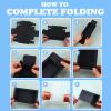26 PCS Rectangle Drawer Kraft Boxes Small Cardboard Present Packaging Boxes for Party Favor Treats, Candy and Jewelry Crafts, 6.5 x 3.7 x 1.6 inch (Clear,Black) view 3