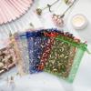 Jexila 100PCS Moon Star Organza Bags 4''X6'' Mixed Color Small Mesh Gift Bags Drawstring Jewelry Bags for Birthday Wedding Party Favor Candy Bags view 3