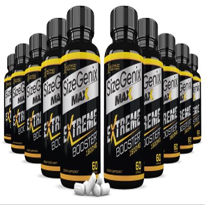 (10 Pack) Sizegenix Max 1600MG Advanced Men's Health Formula 600 Capsules