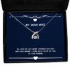 Funny Wife, My Love for You Grows Stronger Each Day with Each Moment I Spend, Useful Christmas Wishbone Dancing Necklace from Wife view 1