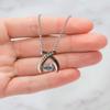 Funny Wife, My Love for You Grows Stronger Each Day with Each Moment I Spend, Useful Christmas Wishbone Dancing Necklace from Wife view 2