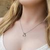 Funny Wife, My Love for You Grows Stronger Each Day with Each Moment I Spend, Useful Christmas Wishbone Dancing Necklace from Wife view 3