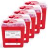 Alcedo Sharps Container for Home and Professional Use 2 Quart (5-Pack), Biohazard Needle and Syringe Disposal, Medical Grade view 1