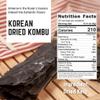 Korean Wild Kombu, Hand-Harvested Dried Kelp, 3.52 oz 1 Pack, 100% Natural Seaweed for Dashi, Soup Base, and Broth  Product of Korea view 2