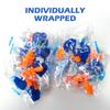 12 Pairs Corded Silicone Ear Plugs - Individually Wrapped - Reusable Noise Cancelling Earplugs for Hearing Protection - Shooting Range Noise Reduction, Construction Work, Hunting Ear Protection view 2
