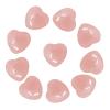 10PCS Natural Crystasl Rose Quartz Healing Stone 0.5/0.8" Mini Heart Gift Bag (Large (0.8in)) view 2