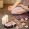 10PCS Natural Crystasl Rose Quartz Healing Stone 0.5/0.8" Mini Heart Gift Bag (Large (0.8in)) view 3