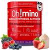 Oh!mino Essential Amino Acids Supplement Drink Powder, Berry Blast, Caffeinated Powder, All 9 EAAs, BCAAs and The Perfect Amino for Workouts, Amino Energy, and to Build Muscle, and Recover Faster view 1