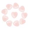 10PCS Natural Crystasl Rose Quartz Healing Stone 0.5/0.8" Mini Heart Gift Bag (Small (0.5in)) view 1