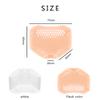 5 Pairs Metatarsal Pads, Ball of Foot Cushions Reusable Breathable and Soft Gel Forefoot Pads Foot Sleeve Pads,Mortons Neuroma,Relief Pain and Prevent Pain,for Men and Women to Dance,Running,Work view 3