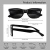 Sumkyle 4 Pack Bifocal Reading Glasses Grey Lens Spring Hinge Outdoor Sunglasses Fashion Bifocal Sun Readers for Men Women view 2