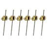 Happy 40th Birthday Straw Decor Gold Glitter Drinking Straw Cheers to 40 Years Forty Birthday Party Decoration (24 PCS) view 3