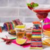 Spakon 100 Pcs Mexican Fiesta Cellophane Treat Bags Mexico Plastic Candy Bags Cinco De Mayo Hispanic Goody Sacks Fiesta Party Favor Goodie Gift Sack Birthday Party Decor, with 150 Red Twist Ties view 4