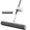 JINYISI Mop, Sponge Mop, Easy Squeeze, Hardwood Floor Cleaning, Mighty Thirsty, White, 31cm x 128cm, Stainless Steel Handle view 1