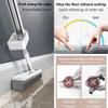 JINYISI Mop, Sponge Mop, Easy Squeeze, Hardwood Floor Cleaning, Mighty Thirsty, White, 31cm x 128cm, Stainless Steel Handle view 4