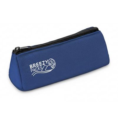 BreezyPacks Smart Insulin Cooler Travel Case, No Icepacks | Insulin Pen and EpiPen Carry Medical Bag | TSA-Approved Diabetic Case | Keep Medicine at Room Temp. | Breezy Basic (Navy)
