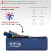 BreezyPacks Smart Insulin Cooler Travel Case, No Icepacks | Insulin Pen and EpiPen Carry Medical Bag | TSA-Approved Diabetic Case | Keep Medicine at Room Temp. | Breezy Basic (Navy) view 3