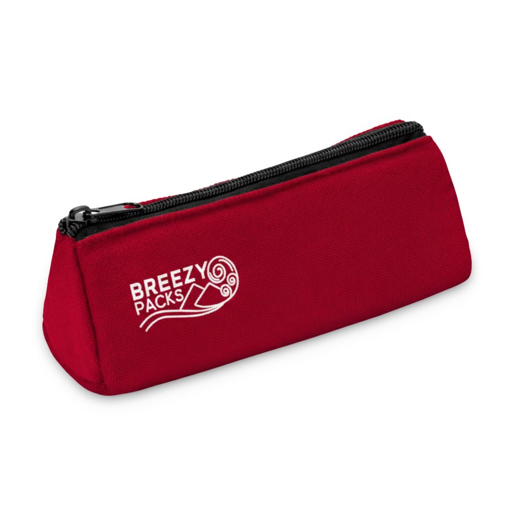 BreezyPacks Smart Insulin Cooler Travel Case, No Icepacks | Insulin Pen and EpiPen Carry Medical Bag | TSA-Approved Diabetic Case | Keep Medicine at Room Temp. | Breezy Basic (Red)