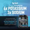 Zeal Electrolyte Powder - 90 Servings | Keto Electrolytes Powder | Zero Sugar, BCAAs, B-Vitamins | Potassium, Zinc, Magnesium | Hydration Powder Recovery Drink | Blue Raspberry view 3