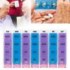 7 Days, Organiser, 7 Days 4 Times a Day 28 Compartments Organizer with Push Button (Blue) view 2