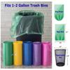 1.2 Gallon Small Trash Bags (420 Count) CCLINERS 1 Gallon Mini Garbage Bags 5l Bathroom Trash Can Liners (420 Bags, 6 Colors) view 2