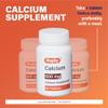Rugby 600 mg Calcium Tablets - Calcium Supplement - 60 Count (1 Pack) view 2
