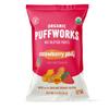 Puffworks Strawberry PBJ Organic Peanut Butter Puffs, 1.2 Ounce (Pack of 6), Plant-Based Protein Snack, Gluten-Free, Vegan, Kosher view 1
