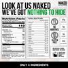 NAKED Protein Powder Blend - Whey, Casein and Egg Protein, Only 4 Ingredients, Non-GMO, No Soy, Gluten Free, No Artificial Sweeteners, Flavors Or Colors, Keto and Paleo Friendly - 3 LB view 4