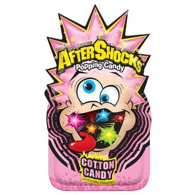 Aftershocks Cotton Candy Popping Candy - 24 per pack - 8 packs per case