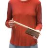 Redecker Horsehair Workshop Brush with Extra-Long Beechwood Handle, Stiff Natural Bristles, 17 Inches, Made in Germany view 3