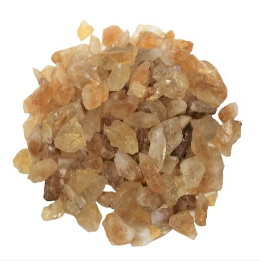 1/4 lb Bulk Lot Raw Rough Citrine Crystals CHIPS, Loose 4 oz