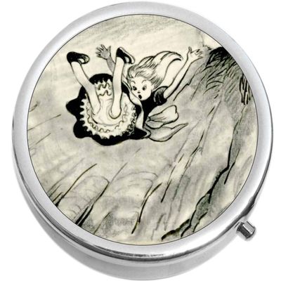 Alice Down The Rabbit Hole Medicine Pill Box