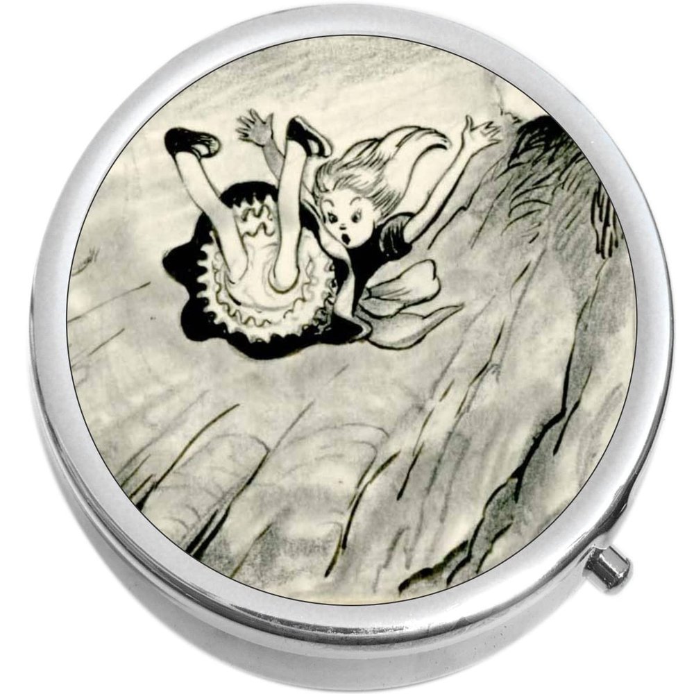 Alice Down The Rabbit Hole Medicine Pill Box