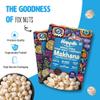 Happilo Premium Super Snack Makhana Himalayan Salt & Pepper55g, Roasted Foxnut Healthy Snack Low Calorie Gluten Free and Vegan view 3