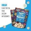 Happilo Premium Super Snack Makhana Himalayan Salt & Pepper55g, Roasted Foxnut Healthy Snack Low Calorie Gluten Free and Vegan view 4