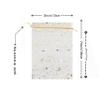 100 Moon Star Organza Jewelry Gift Pouch Candy Pouch Moon Drawstring Wedding Favor Bags AUG (5x7 inch, white) view 2