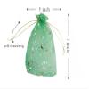 100 Moon Star Organza Jewelry Gift Pouch Candy Pouch Moon Drawstring Wedding Favor Bags AUG (5x7 inch, green) view 2