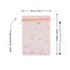 100 Moon Star Organza Jewelry Gift Pouch Candy Pouch Moon Drawstring Wedding Favor Bags AUG (5x7 inch, pink) view 2