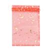 100 Moon Star Organza Jewelry Gift Pouch Candy Pouch Moon Drawstring Wedding Favor Bags AUG (5x7 inch, red) view 1