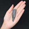 1 Pieces Large Black Kyanite Blade: Premium Quality Chunky Natural Rough Wand 2" - 2.5" view 4