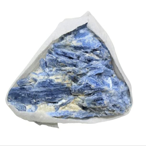 1 Pieces Premium Natural Blue Kyanite THICK CHUNK with quartz (Raw Crystal Rough)