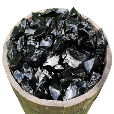 1/4 lb Bulk Lot Natural Rough Black Obsidian Raw Rock Stone Crystal Healing 4 oz