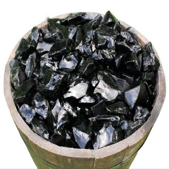 1/4 lb Bulk Lot Natural Rough Black Obsidian Raw Rock Stone Crystal Healing 4 oz