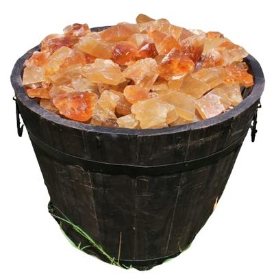 1/2 lb Bulk Lot Natural Rough Honey Calcite (Raw Crystal, Caramel Calcite) 8 oz